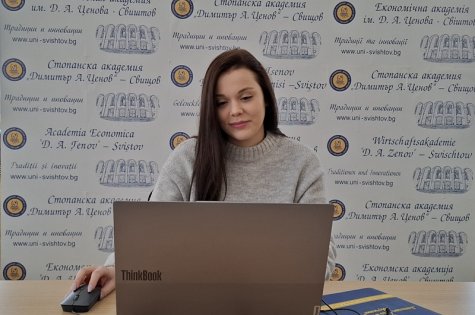 Михаела Миронова е новият председател на Студентския съвет при Стопанска академия „Димитър А. Ценов“
