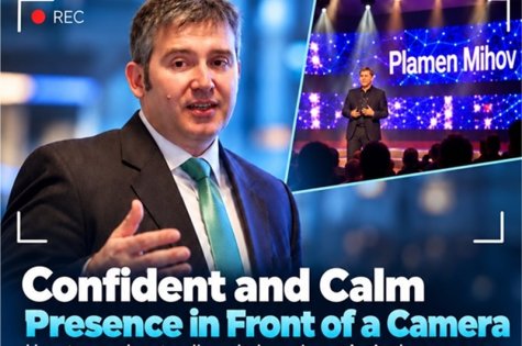 Invitation to training: "Confident and calm presence in front of a camera"