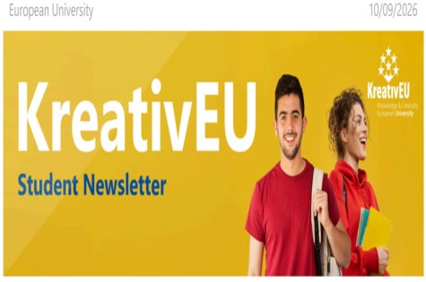 Първият брой на KreativEU Student Newsletter вече е тук!