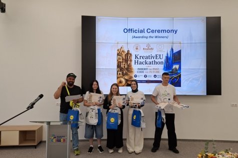 Official Award Ceremony Concludes the International Hackathon “Inherit the Past. Code the Future” in Svishtov
