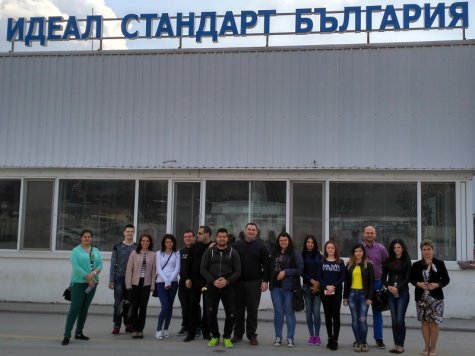 Практическо занятие на студенти от Стопанска академия във фирма „Идеал Стандарт - Видима“ АД – гр. Севлиево