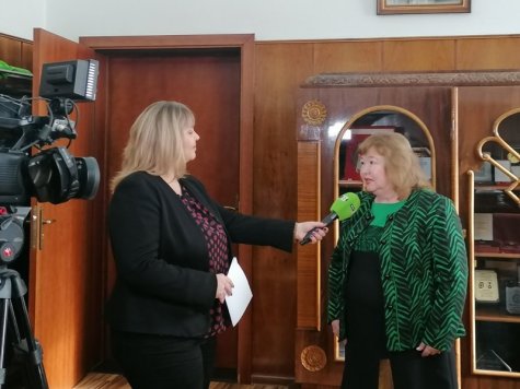 Ректорът на Свищовската академия с интервю за предаването Знание.БГ на БНТ 2
