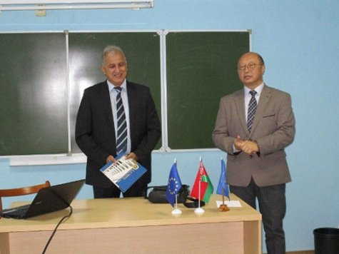 A professor from the D. A.Tsenov Academy of economics was on an academic visit in Yanka Kupala State University of Grodno, Republic of Belarus.