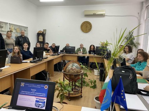 ТРЕНИНГ НА ТЕМА: „ТРАНСПОРТНИЯТ СЕКТОР В ДИНАМИЧНА СРЕДА: РИСКОВЕ, ПРЕДИЗВИКАТЕЛСТВА И ВЪЗМОЖНОСТИ“ ОРГАНИЗИРА КАТЕДРА „ТЪРГОВСКИ БИЗНЕС“