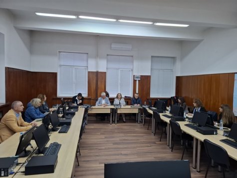Работна среща на Синдикалния комитет на Синдиката на работещите в Стопанска академия „Д. А. Ценов“ с президента на КНСБ